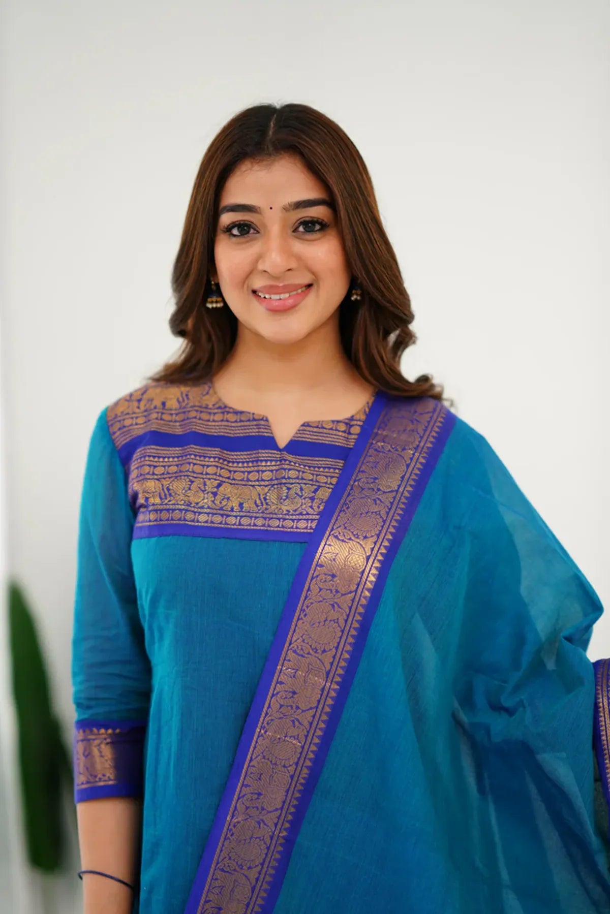 Tnisha Royal Blue Silk Salwar Suits